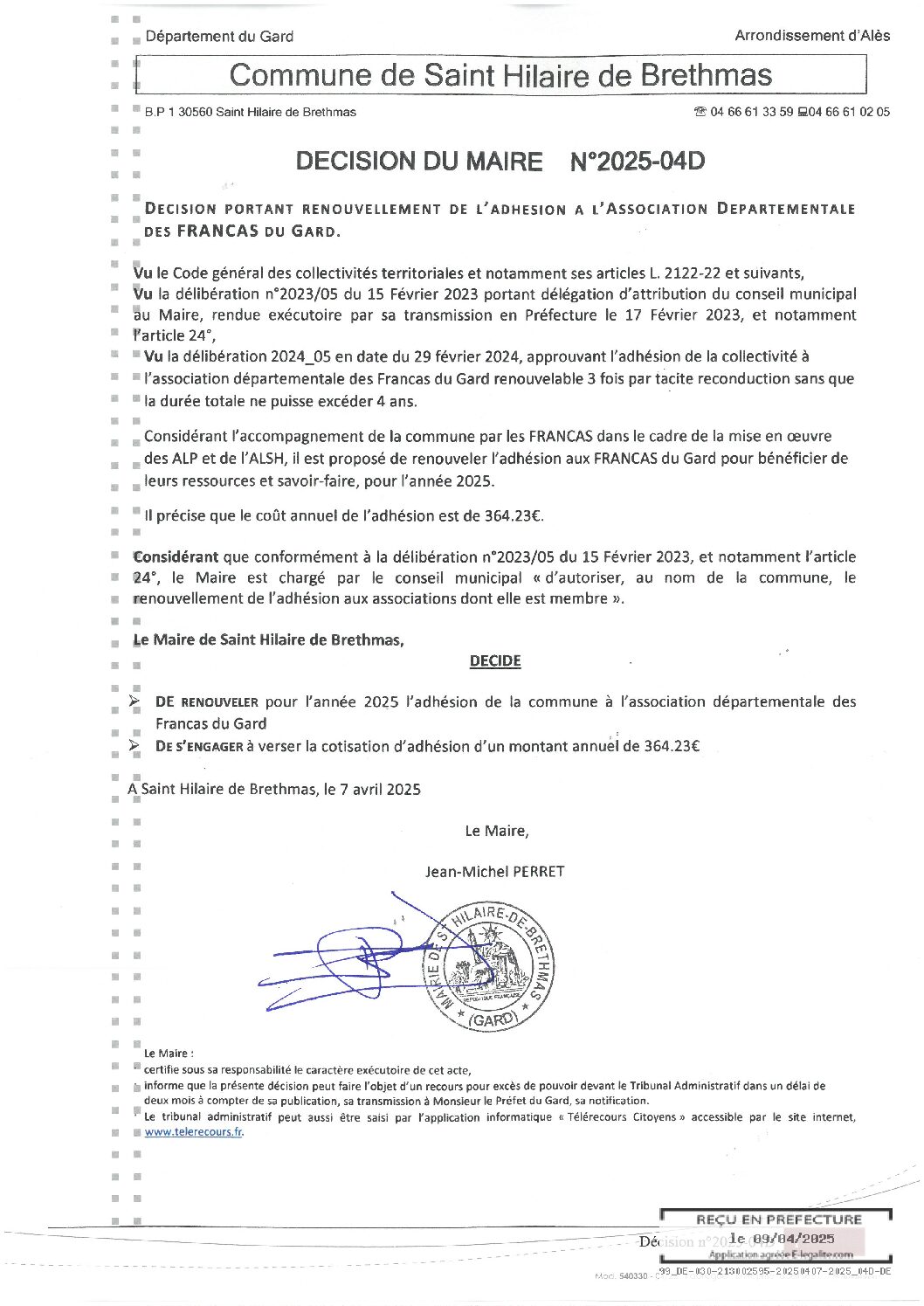 Aperçu du fichier Renouvellement adhésion Association FRANCAS du Gard 