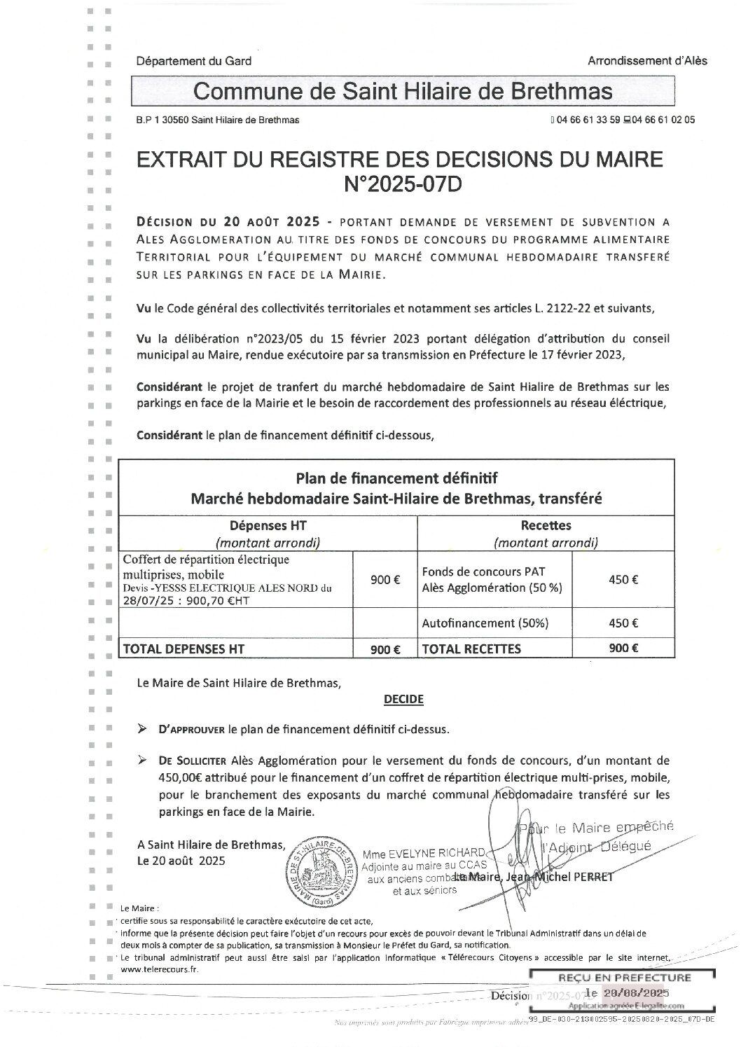Aperçu du fichier 2025_07D Demande versement subvention Alès Agglo PAT Equipement marché communal 